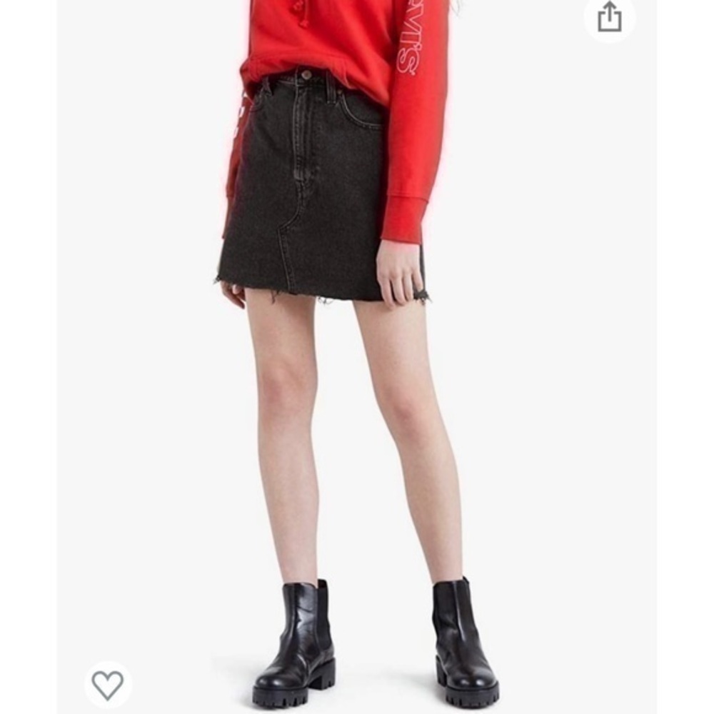 Levi’s High Rise Deconstructed Skirt